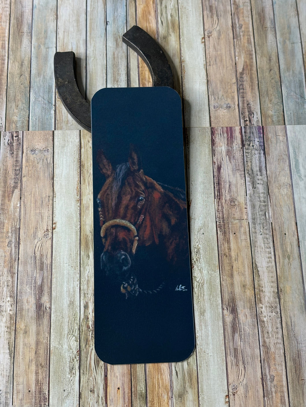 Hackamore horse bookmark