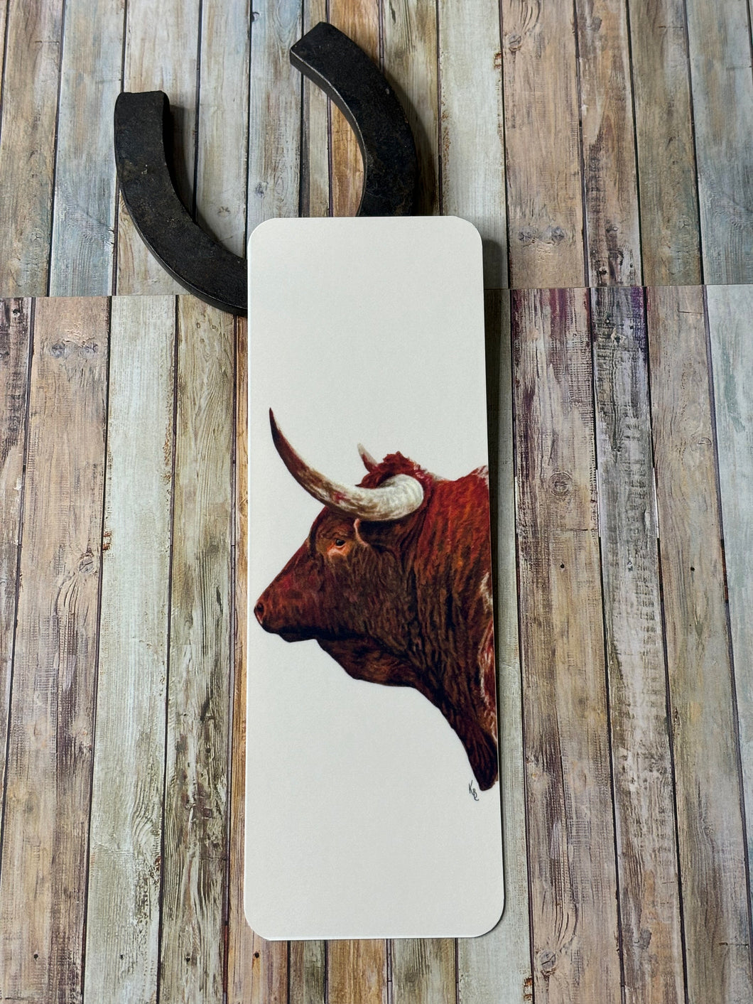 Bull bookmark